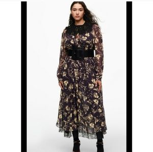 Zara printed dress LIMITED EDITION